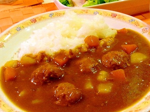 ミートボールカレー